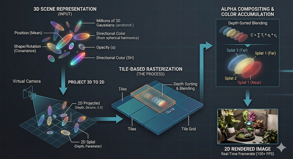 Inside Marble-Like Architectures: From Pixels to 3D Worlds